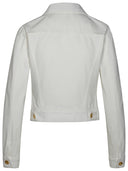 Palm Angels White Denim Jackets