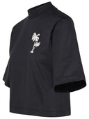 Palm Angels Black Cotton T Shirt