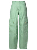 Pantalon de cargaison Palm Angels en lin vert