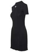 Palm Angels Black Cotton Blend Dress
