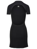 Palm Angels Black Cotton Blend Dress