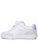 Palm Angels 'Palm Beach University' White Lear Sneakers