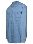 Isabel Marant 'Vhelynton' Blue Cotton Shirt