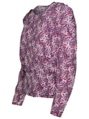 Isabel Marant 'Zarga' Blouse In Mauve Silk Blend