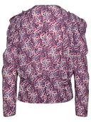 Isabel Marant 'Zarga' Blouse In Mauve Silk Blend