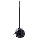 Jil Sander 'Crossbody' Small Black Calf Lear Bag