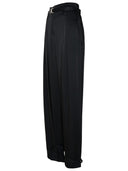 Jil Sander Black Viscose Blend Trousers