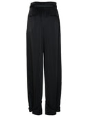 Jil Sander Black Viscose Blend Trousers