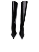 Jil Sander Black Lear Boots