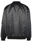 Jil Sander Black Cotton Bomber Jacket