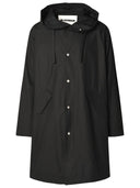 Jil Sander Black Cotton Parka