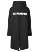 Jil Sander Black Cotton Parka