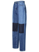 Jil Sander Blue Cotton Jeans