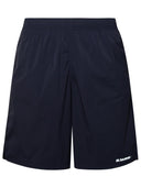 Jil Sander Blue Nylon Blend Badeanzug