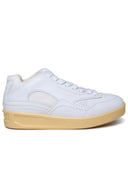 Jil Sander White Lear Sneakers
