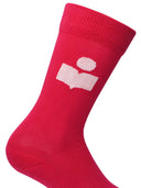 Isabel Marant Etoile Fuchsia katoen Blend Sokken