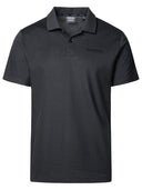 Duvetica 'Donau' Black Cotton Blend Polo Shirt