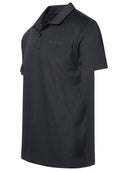Duvetica 'Donau' Black Cotton Blend Polo Shirt