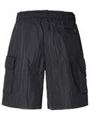 Duvetica 'Crico' Black Polyamide Bermuda Shorts