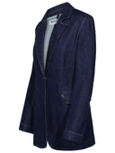 Moschino Jeans Blue Cotton Blazer