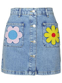 Moschino dżinsy niebieskie dżinsowe spódnica