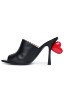 Sandalias Moschino Black Lear