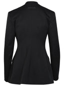 Mm6 Maison Margiela Black Virgin Wool Blend Jacket