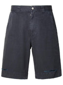 Mm6 Maison Margiela Navy Cotton Bermuda Shorts