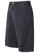 Mm6 Maison Margiela Navy Cotton Bermuda Shorts