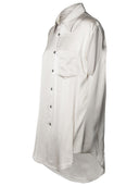 Mm6 Maison Margiela Grey Viscose Shirt