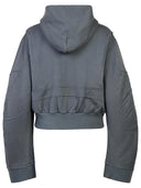 Mm6 Maison Margiela Grey Cotton Hoodie