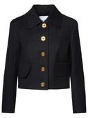 Patou Black Cotton Blend Jacket