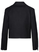 Patou Black Cotton Blend Jacket