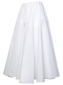 Patou White Recycled Polyester Skirt