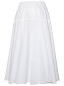 Patou White Recycled Polyester Skirt
