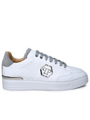 Philipp Plein White Lear Sneakers