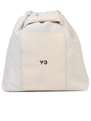 Y 3 Ivory Nylon Bag