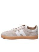 Hogan Beige Suede Sneakers