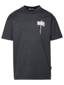 Palm Angels Grey Cotton T-shirt