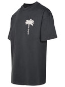 Palm Angels Grey Cotton T-shirt