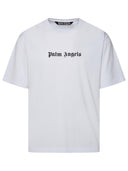 Palm Angels White Cotton T Shirt