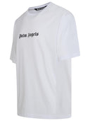 Palm Angels White Cotton T Shirt