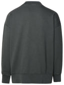 Palm Angels Grey Cotton Sweatshirt