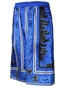 Shorts bermuda blu bianco blu bianco