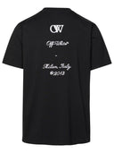 Off White 'Logo 23' schwarzes Baumwoll -T -Shirt