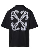 Off White Black Cotton T Shirt