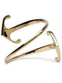 Off White „Mono Arrow” złota mosiężna bransoletka