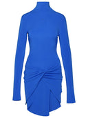 Vestido de viscose azul de White 'Twist'