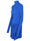 Vestido de viscose azul de White 'Twist'