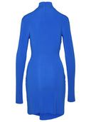 Vestido de viscose azul de White 'Twist'
